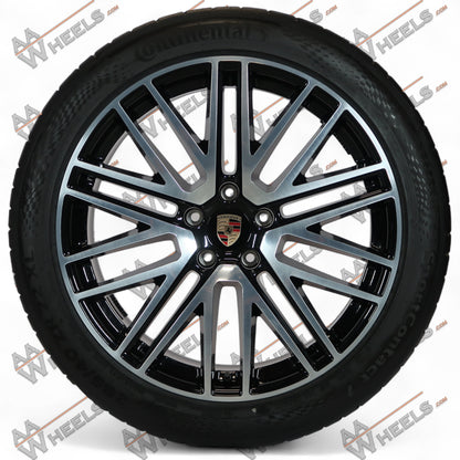 Porsche Cayenne E3 II Turbo Design 22 inch originele velgen 9Y0601025DR | 9Y0601025DS | Zomerbanden