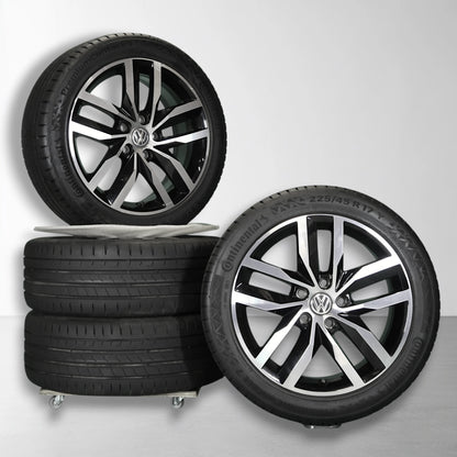 Volkswagen Golf 7 5G Madrid 17 inch originele velgen 5G0601025BT | Zomerbanden