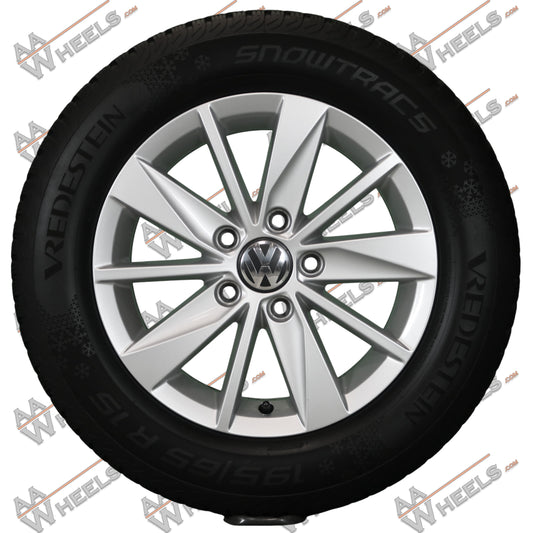 Volkswagen Golf 7, Caddy 15 inch originele velgen 5G0601025AA | Winterbanden