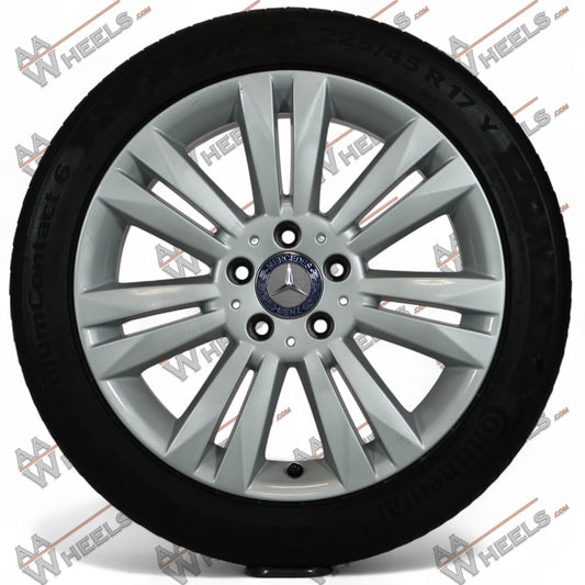 Mercedes A Klasse B Klasse CLA W176 W246 W117 17 inch originele velgen A2464010602 | Zomerbanden