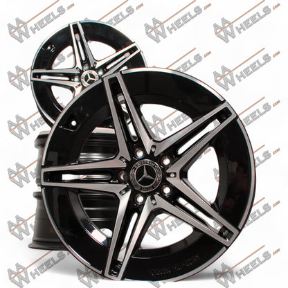 Mercedes C klasse C300e C400e C300de W206 AMG 19 inch originele velgen A2064017600 | A2064016600